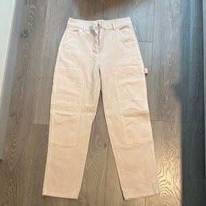 Wilfred Women's Straight Leg Jeans in Cream